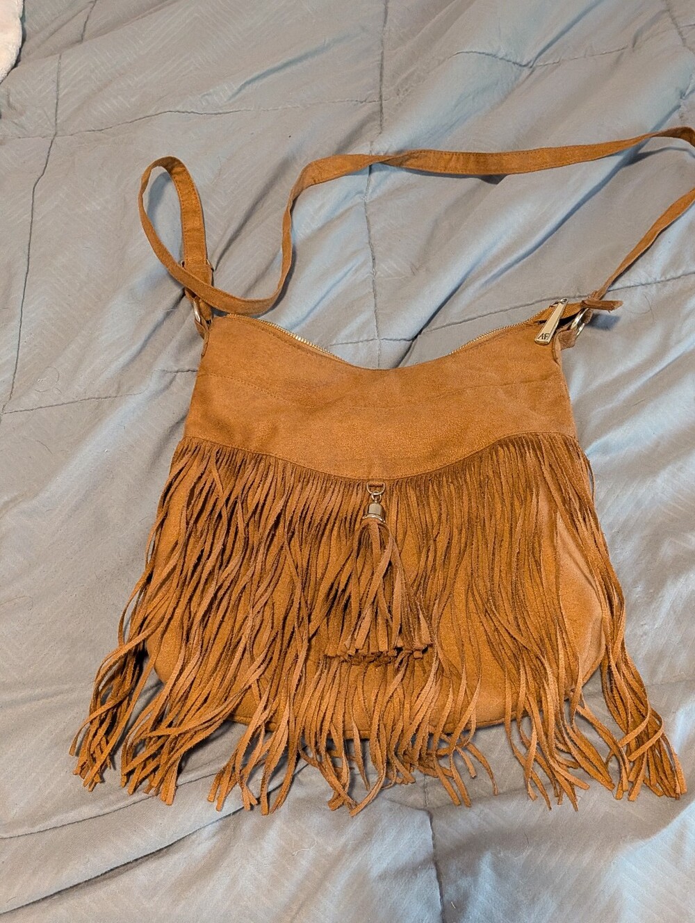 Fringe Boho Western Crossbody Bag in Brown
